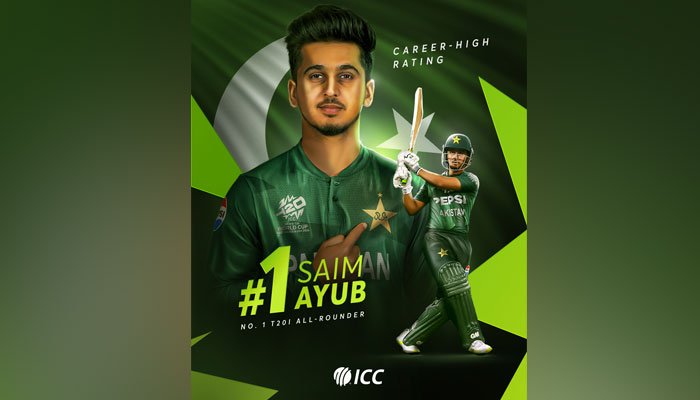 ICC Rankings 2025: Saim Ayub Becomes World's No.1 T20 All-Rounder