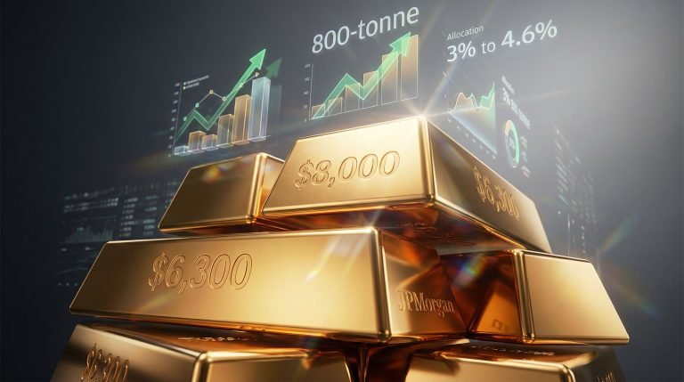 International Gold Price Forecast: $6,300 by Year-End – JP Morgan