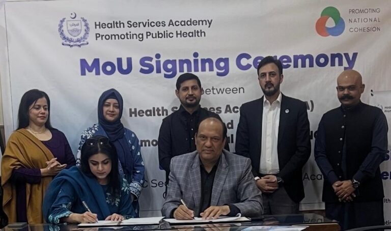 Health Services Academy Plans Activities for Improving Public Health Sector in Pakistan