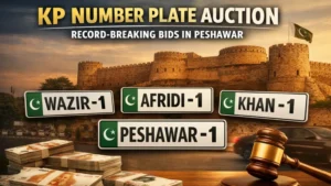 KP Premium Number Plate Auction Delivers Impressive Rs. 47 Crore Success