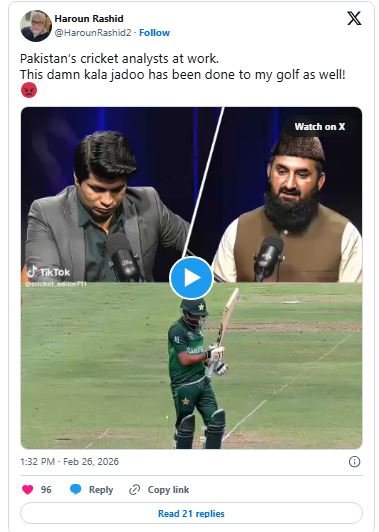 Babar Azam Black Magic Claim Goes Viral at T20 World Cup 2026