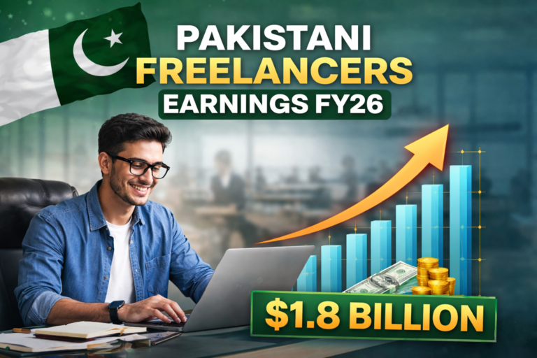 Pakistani Freelancers Earnings FY26 Surge to $1.8 Billion