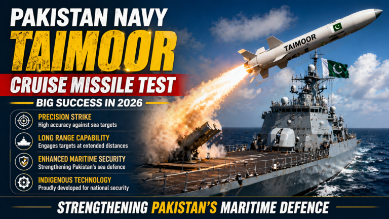 Pakistan Navy Taimoor Cruise Missile Test: Big Success in 2026