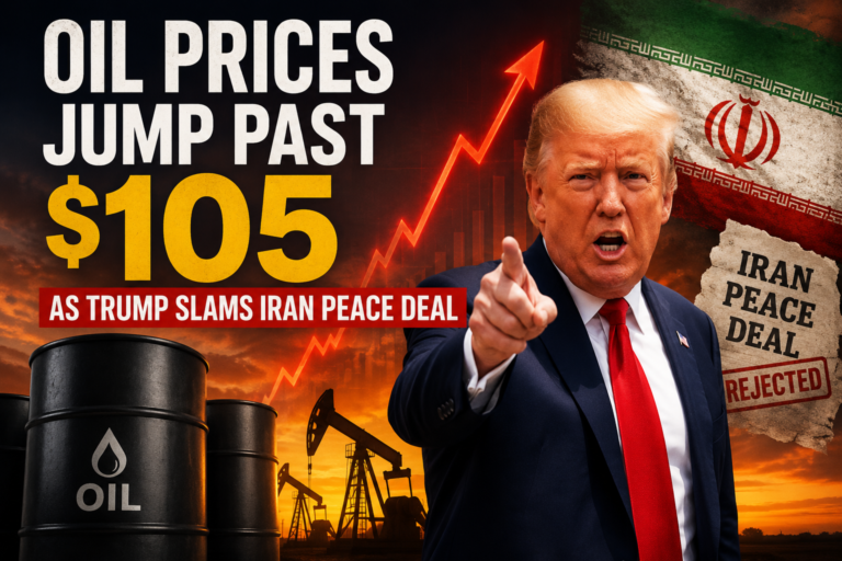 Oil Prices Jump Past $105 as Trump Slams Iran Peace Deal