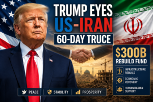 Trump Eyes US-Iran 60-Day Truce with $300B Rebuild Fund