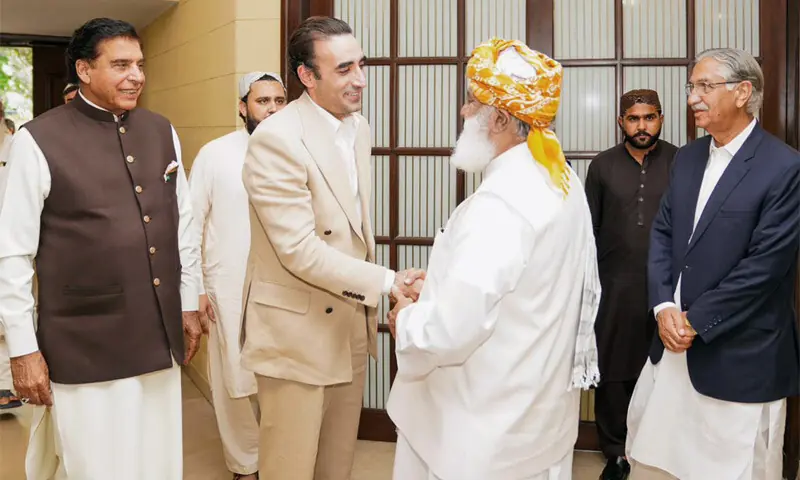 Bilawal, Fazlur Rehman Meet as PPP-JUI-F Alliance Grows