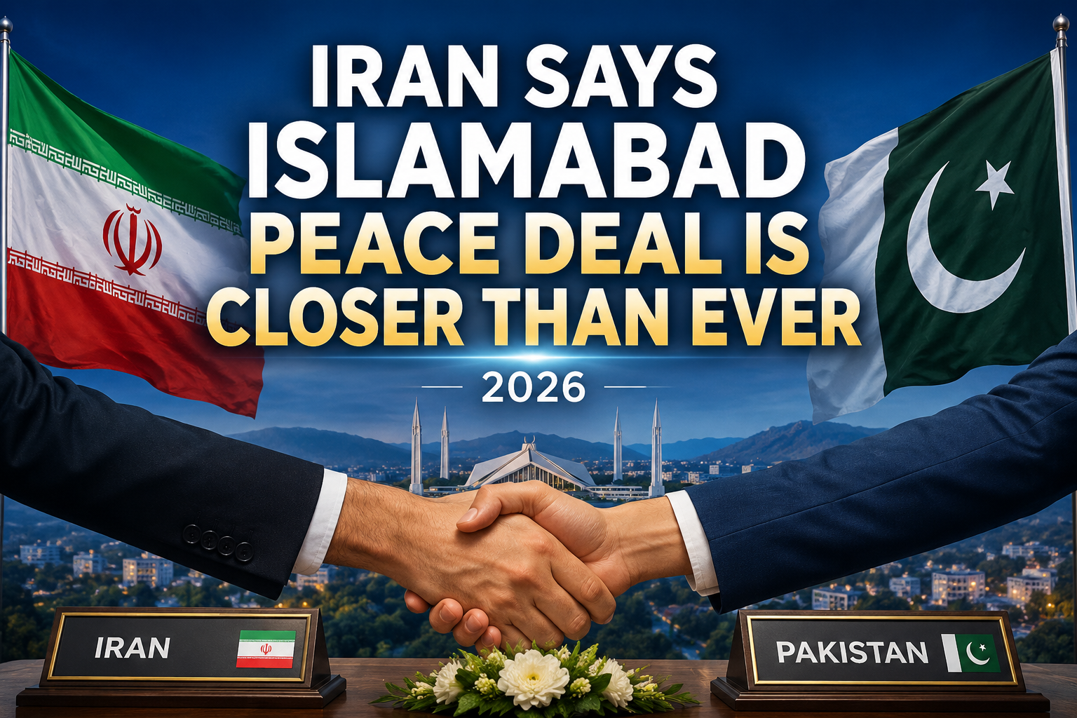 Iran Says Islamabad Peace Deal Is Closer Than Ever 2026