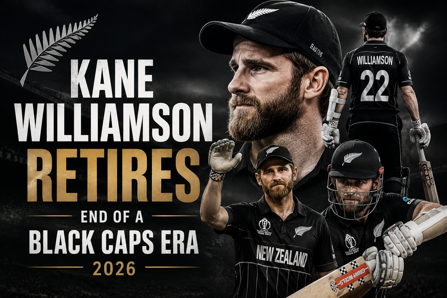 Kane Williamson Retires — End of a Black Caps Era 2026