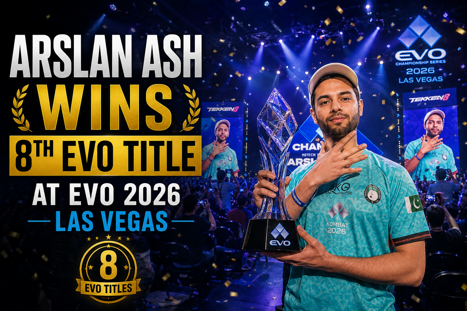 Arslan Ash Wins 8th EVO Title at EVO 2026 Las Vegas
