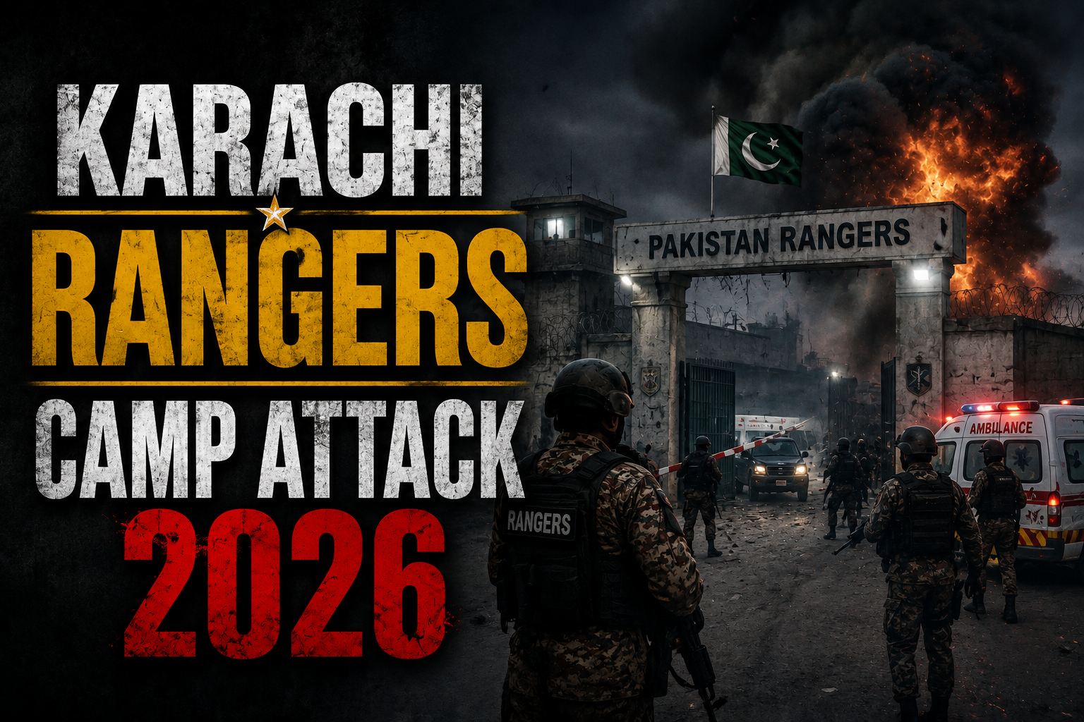 Karachi Rangers Camp Attack 2026
