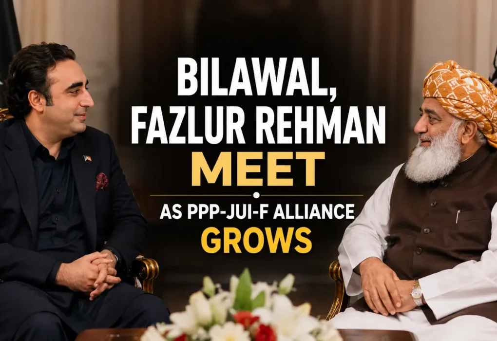 Bilawal, Fazlur Rehman Meet as PPP-JUI-F Alliance Grows
