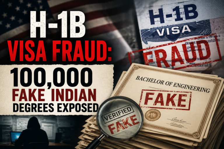 H-1B Visa Fraud: 100,000 Fake Indian Degrees Exposed