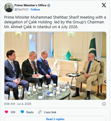 PM Shehbaz Courts Turkish Investors in Istanbul Talks