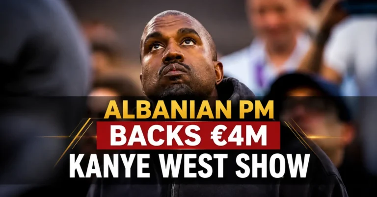 Albanian PM backs €4M Kanye West show