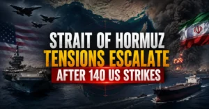 Strait of Hormuz Tensions Escalate After 140 US Strikes