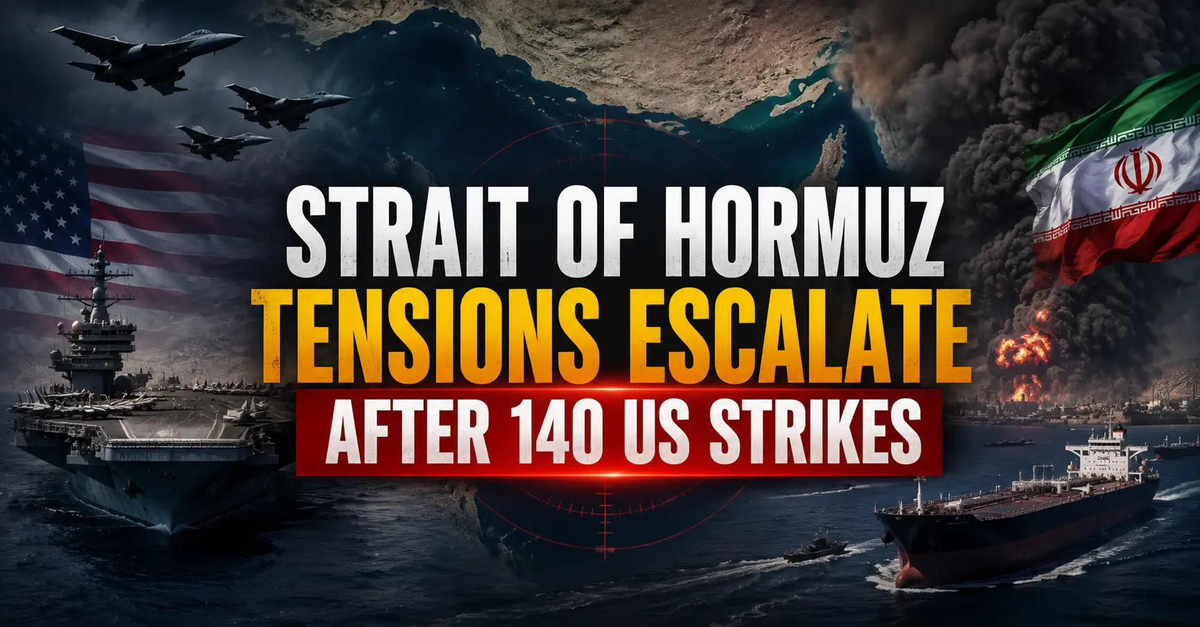 Strait of Hormuz Tensions Escalate After 140 US Strikes
