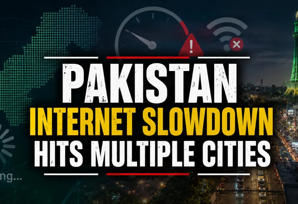 Pakistan Internet Slowdown Hits Multiple Cities