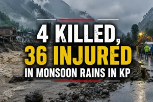 4 killed, 36 injured in monsoon rains in KP