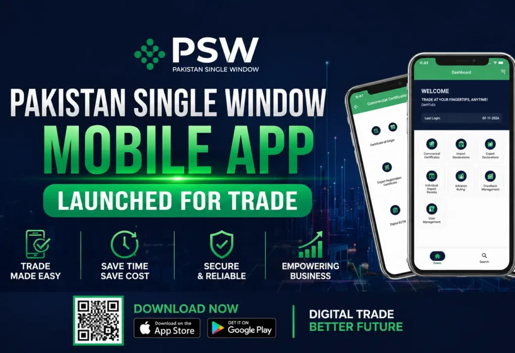 Pakistan Single Window Mobile App Launched for Trade
