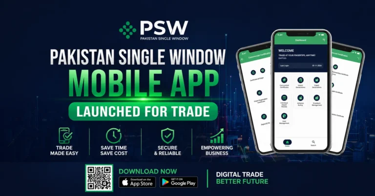Pakistan Single Window Mobile App Launched for Trade