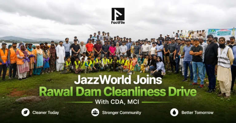JazzWorld Joins Rawal Dam Cleanliness Drive With CDA, MCI