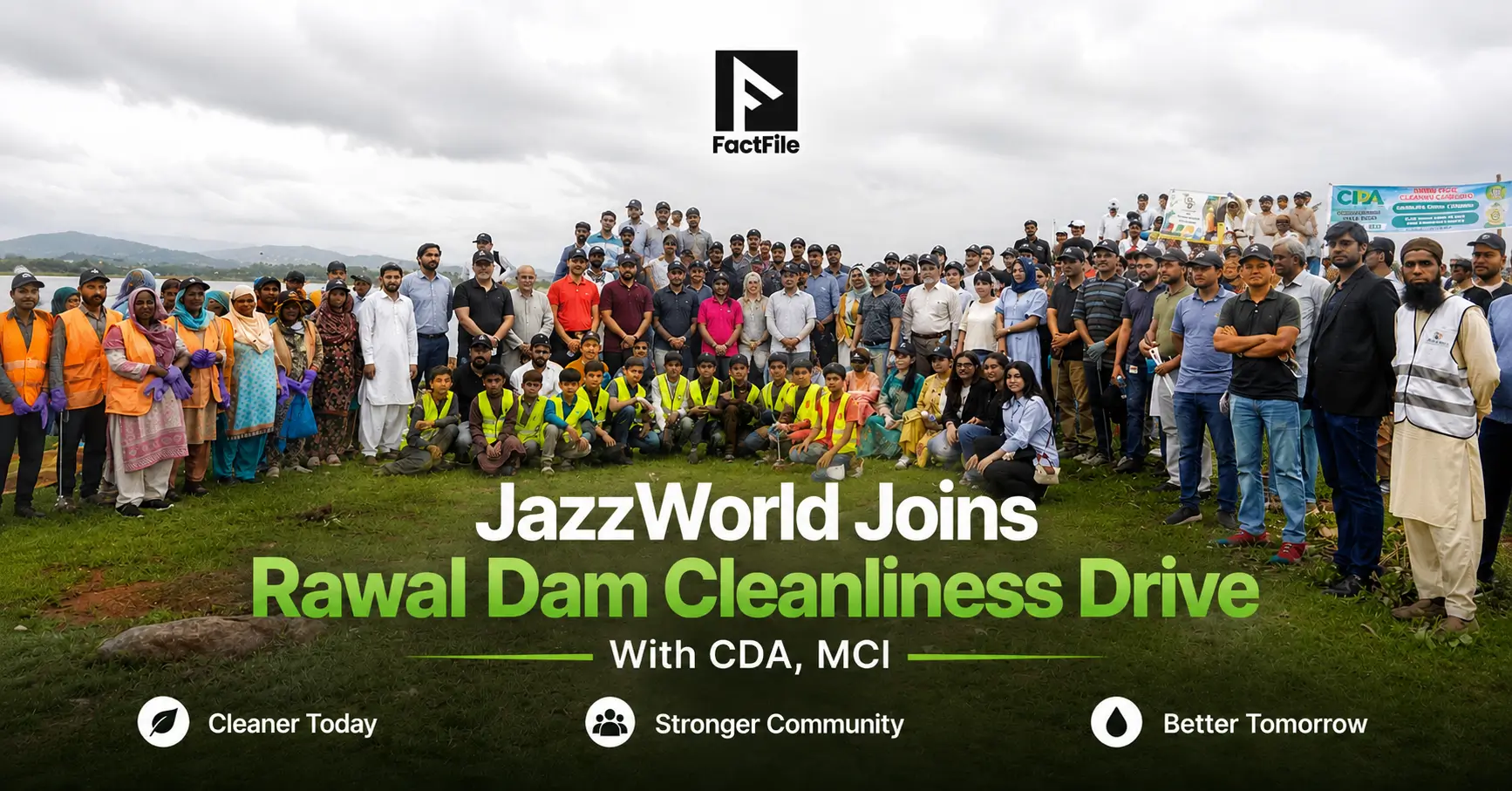 JazzWorld Joins Rawal Dam Cleanliness Drive With CDA, MCI