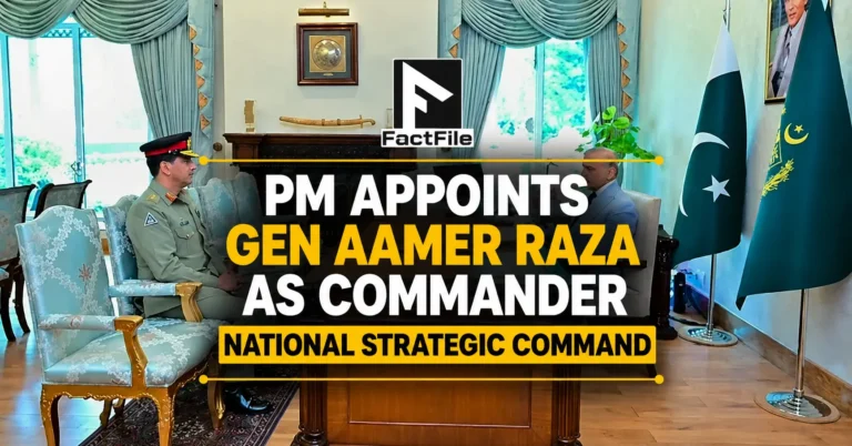PM Bold Choice for Gen Aamer Raza as Commander National Strategic Command