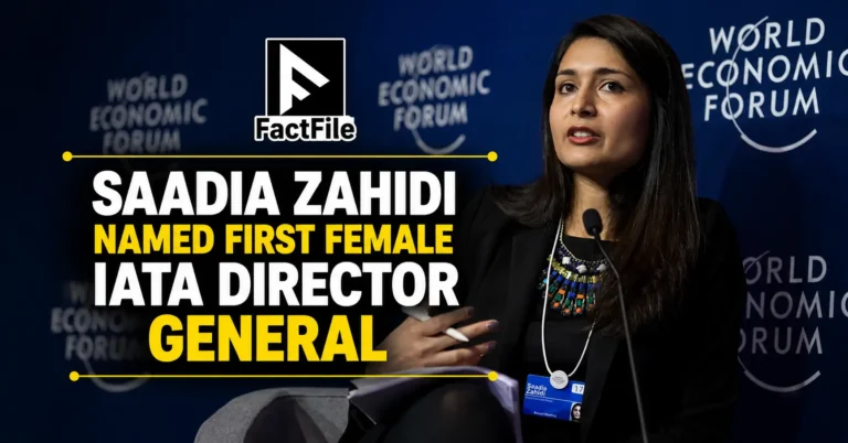 Saadia Zahidi Named First Female IATA Director General