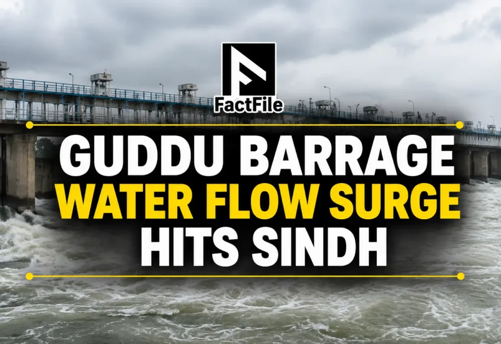 Guddu Barrage Water Flow Surge Hits Sindh