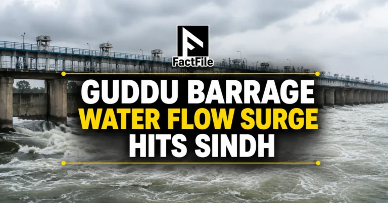 Guddu Barrage Water Flow Surge Hits Sindh