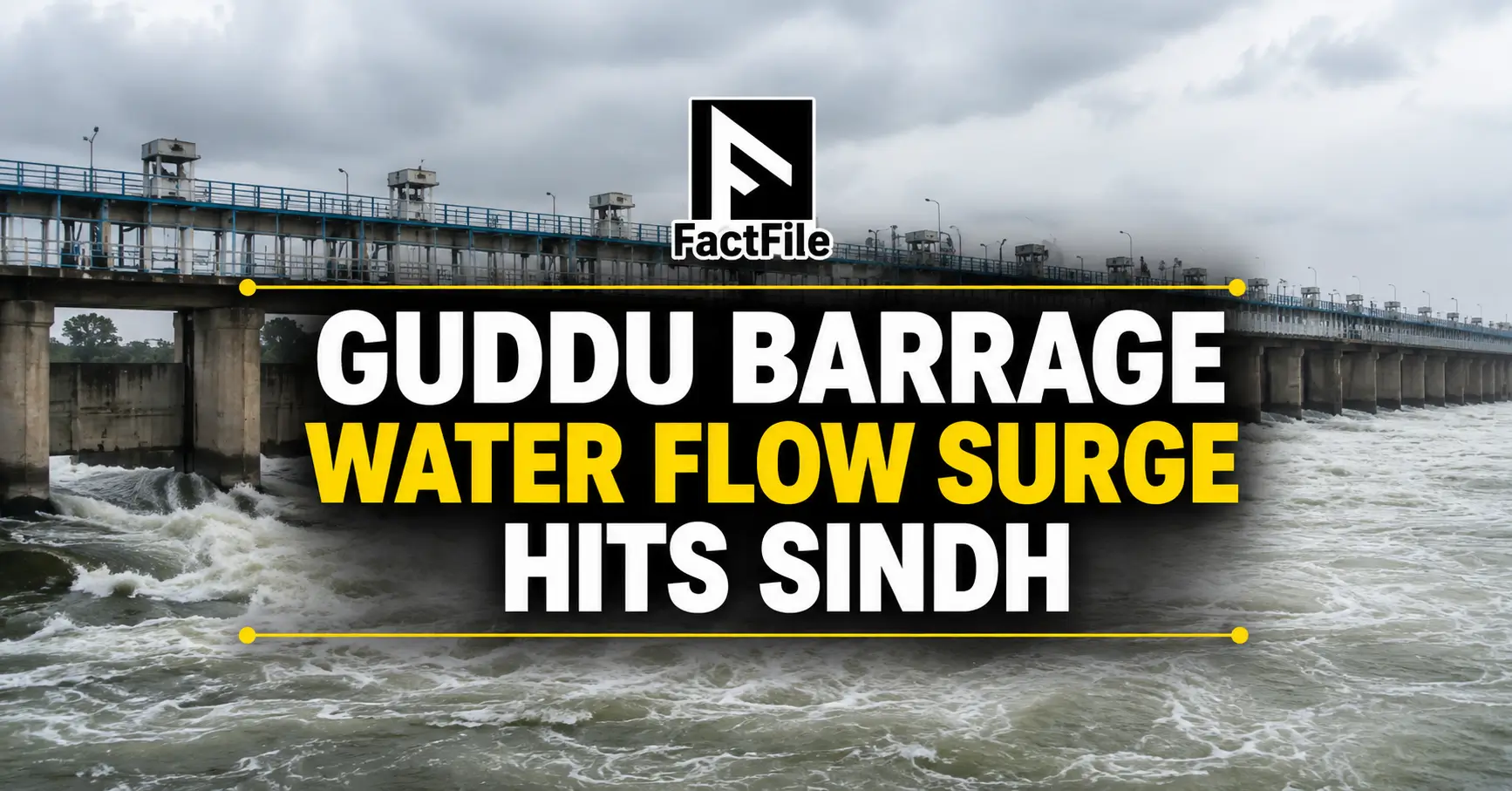 Guddu Barrage Water Flow Surge Hits Sindh