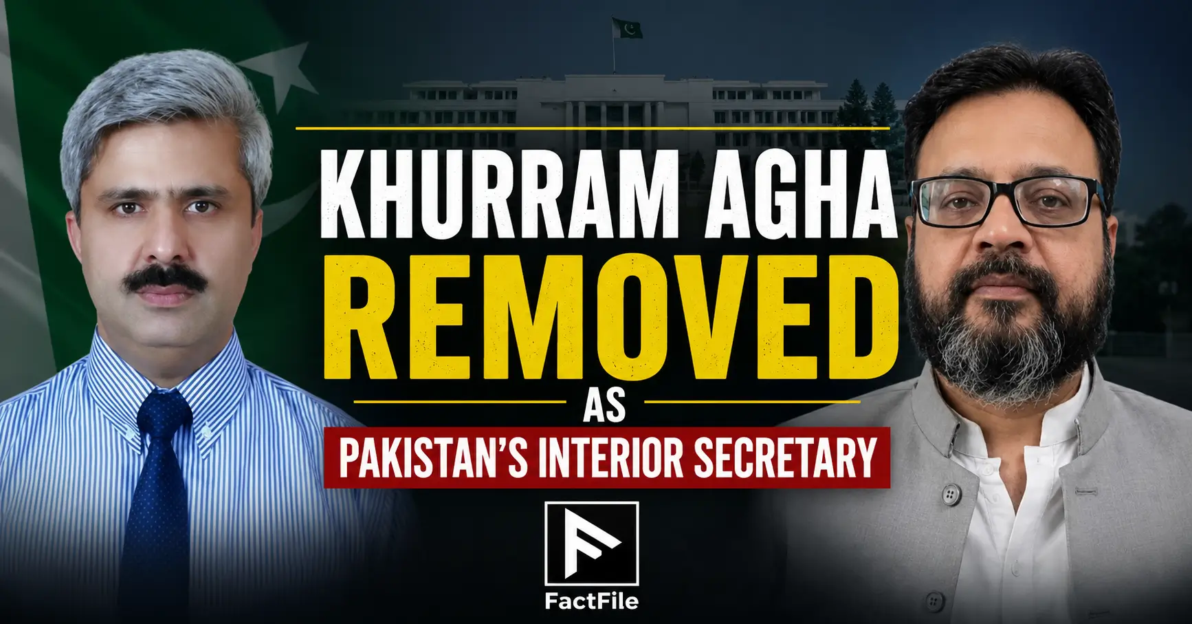 Khurram Agha Removed as Pakistan's Interior Secretary