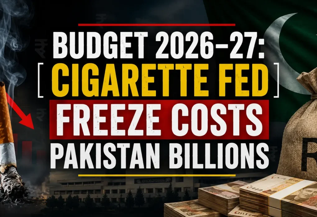 Budget 2026–27: Cigarette FED Freeze Costs Pakistan Billions