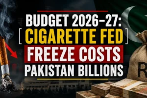 Budget 2026–27: Cigarette FED Freeze Costs Pakistan Billions