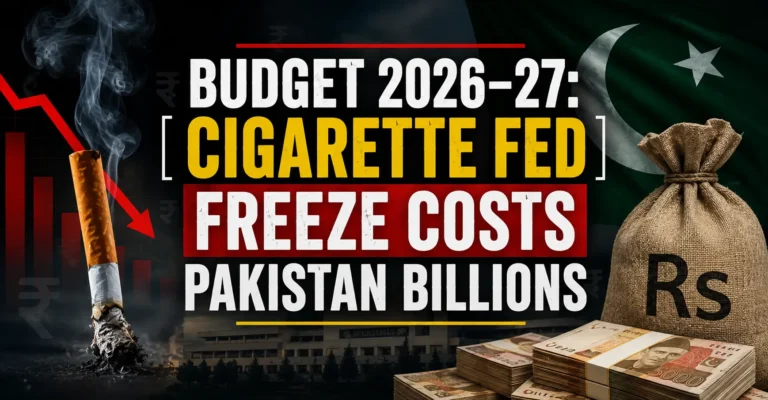 Budget 2026–27: Cigarette FED Freeze Costs Pakistan Billions