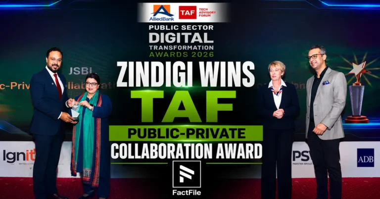 Zindigi Wins TAF Public-Private Collaboration Award
