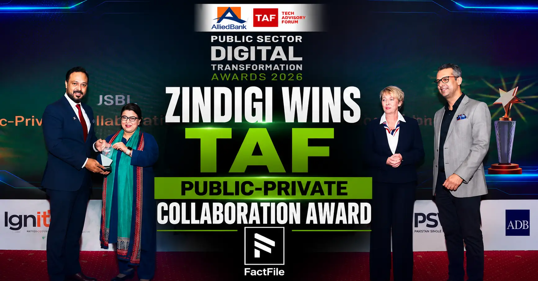 Zindigi Wins TAF Public-Private Collaboration Award
