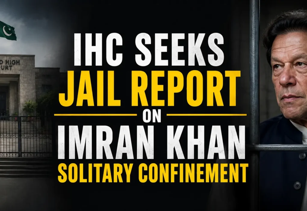IHC Seeks Jail Report on Imran Khan Solitary Confinement