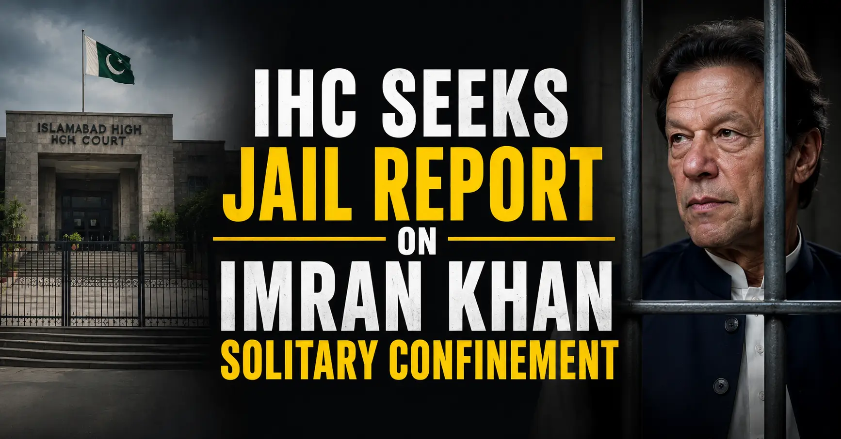IHC Seeks Jail Report on Imran Khan Solitary Confinement