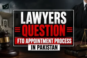 Lawyers Demand FTO Appointment Process in Pakistan