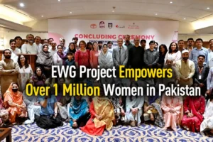 EWG Project Empowers Over 1 Million Women in Pakistan