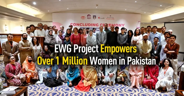 EWG Project Empowers Over 1 Million Women in Pakistan
