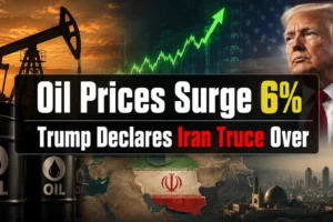 Oil Prices Surge 6% as Trump Declares Iran Truce Over