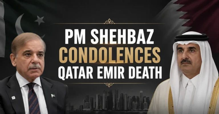 PM Shehbaz Condolences Qatar Emir Death