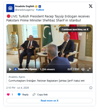 PM Shehbaz Courts Turkish Investors in Istanbul Talks
