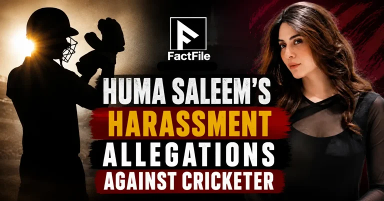 Huma Saleem Harassment Allegations Against Cricketer