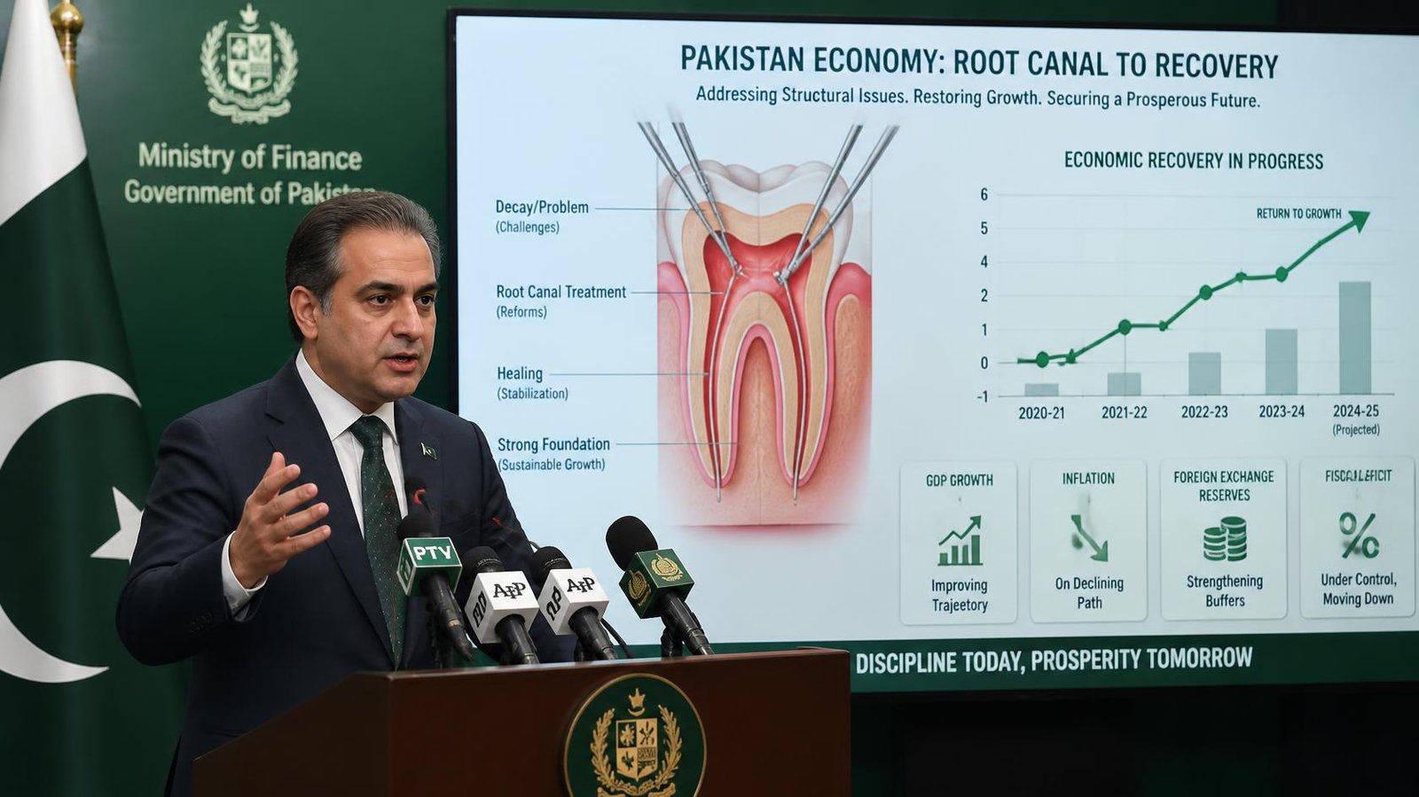 Ahsan Iqbal Root Canal Economy Remark Explained
