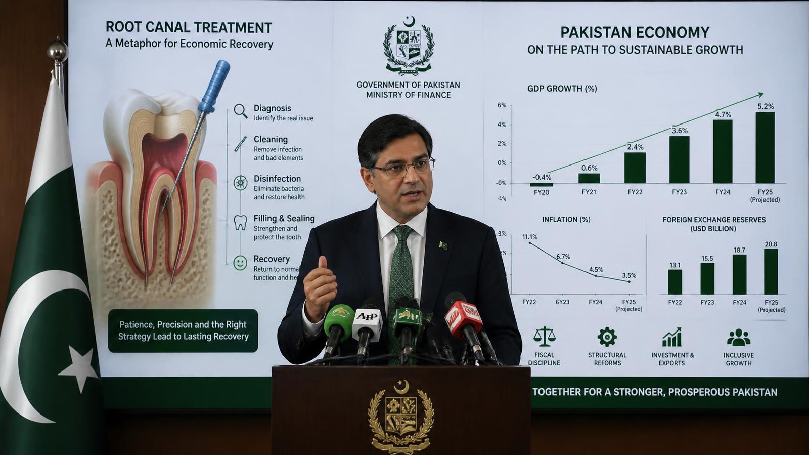 Ahsan Iqbal Root Canal Economy Remark Explained
