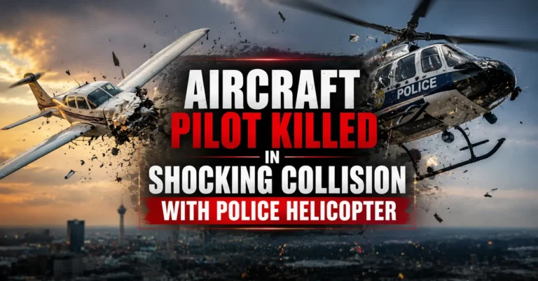 Aircraft Pilot Killed In Shocking Collision With Police Helicopter