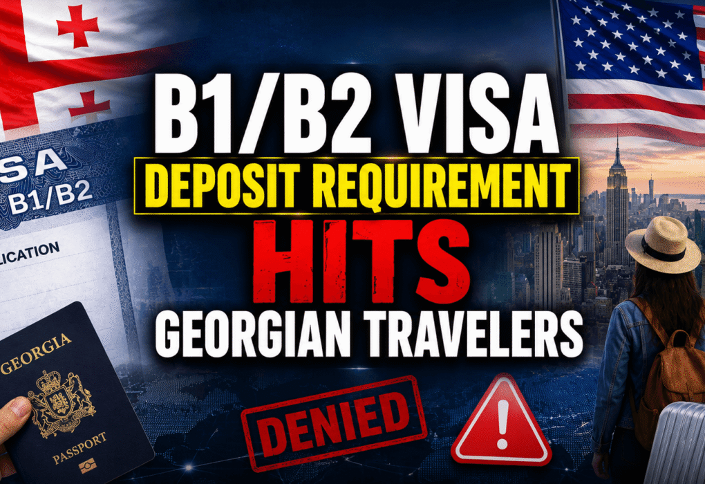 B1B2 Visa Deposit Requirement Hits Georgian Travelers